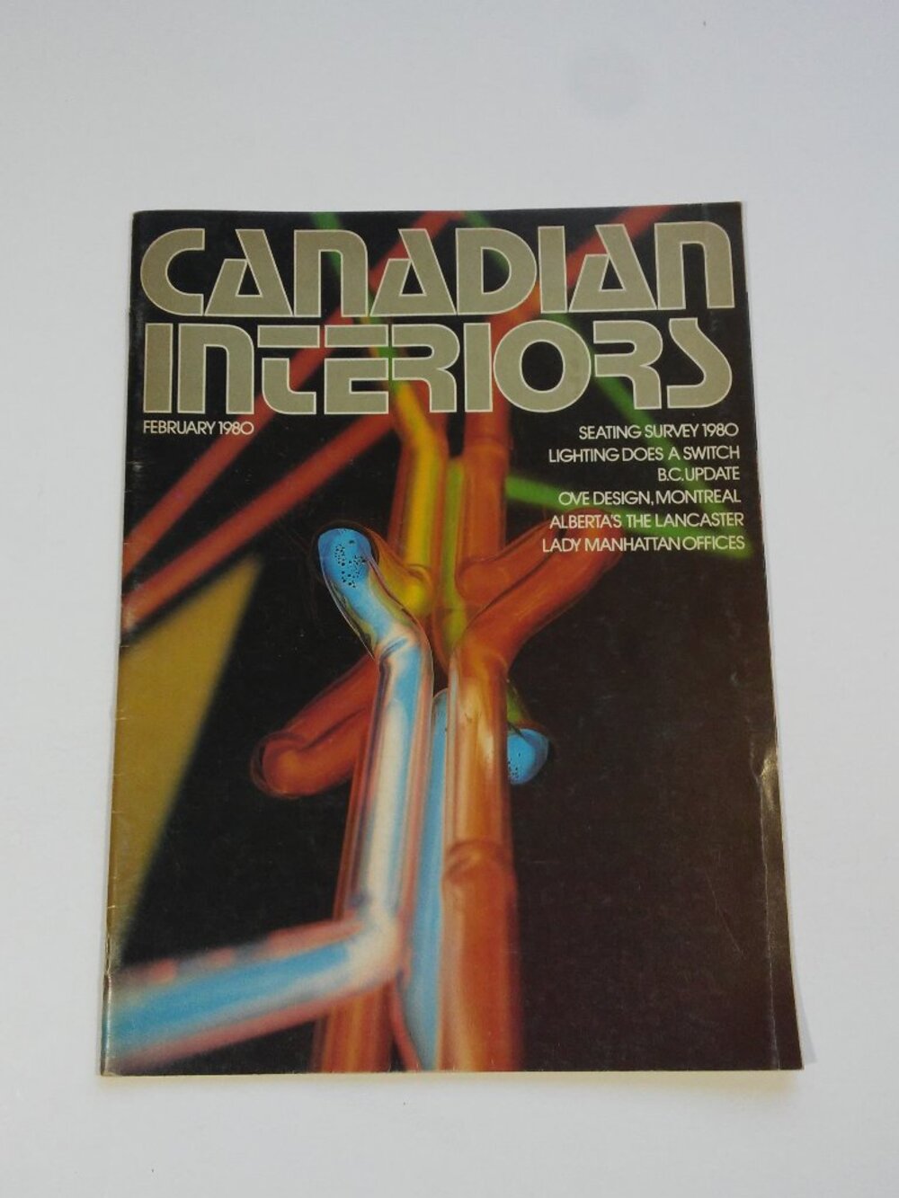 CI Canadian Interiors Magazine February 1980 80's decor, Ove Design Montreal